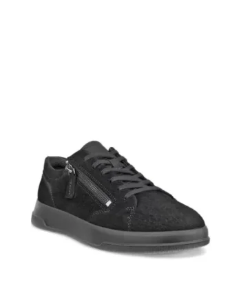 Sort Ecco Move Zip Lace Sneaker 223813 50472 - Ecco 337688506  - 194892060621