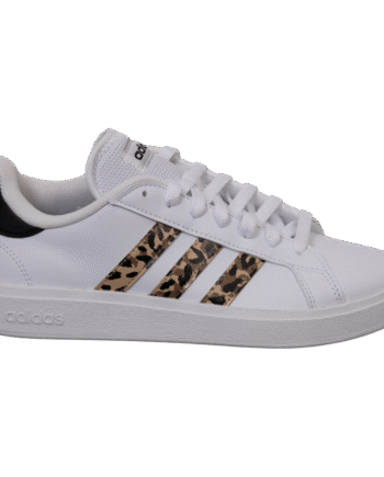 Hvid Adidas Grand Court Dame Sneakers White Leo - Adidas 337688506