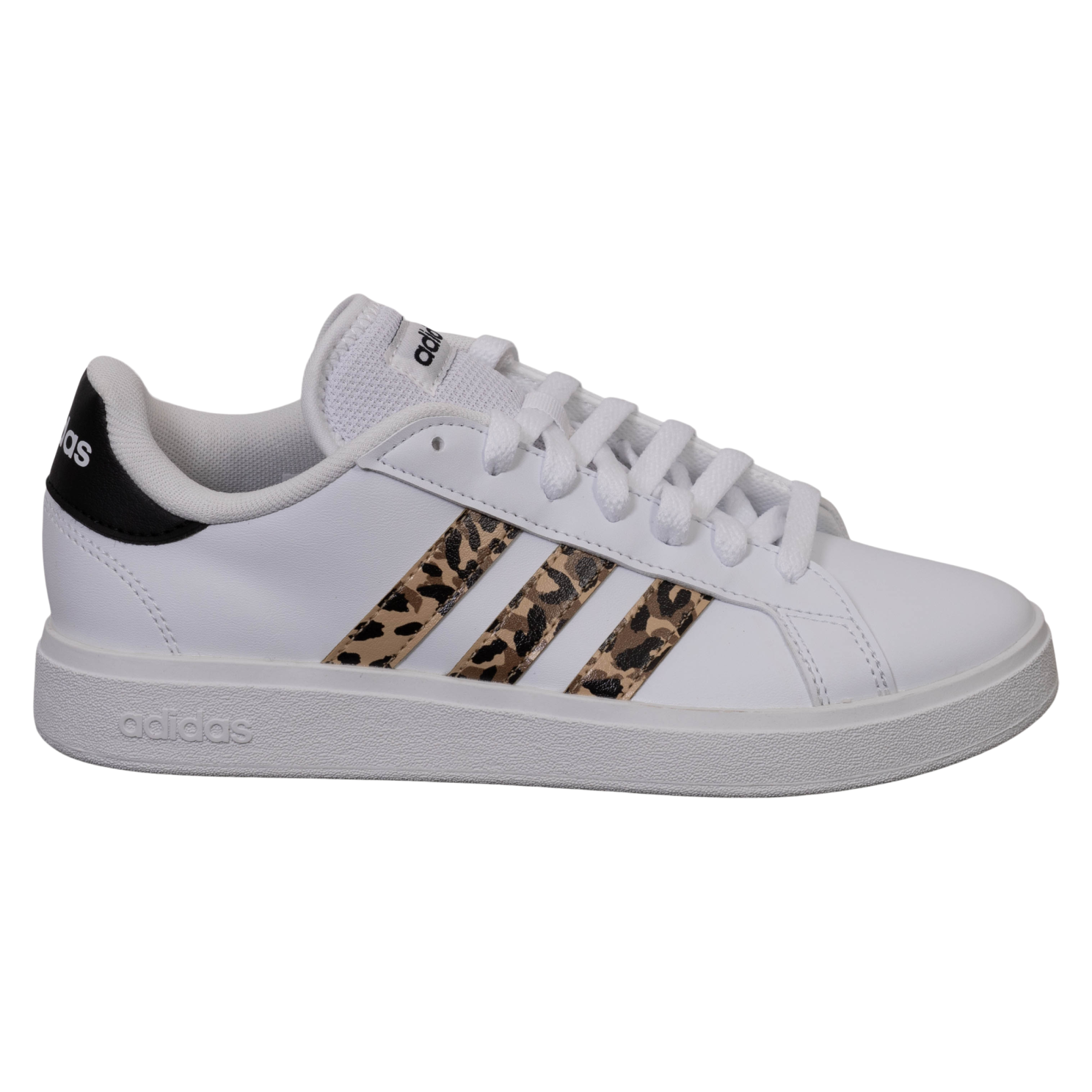 Hvid Adidas Grand Court Dame Sneakers White Leo - Adidas 337688506