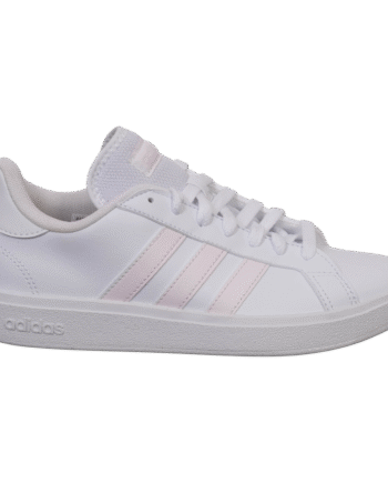 Hvid Adidas Grand Court Dame Sneakers White Pink - Adidas 337688506