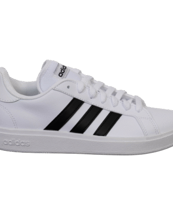 Sort Adidas Grand Court Dame Sneakers White Black - Adidas 337688506