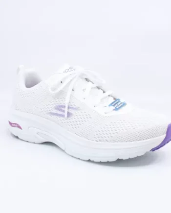 Hvid Skechers Womens Run Arch Fit Skyway 128953 Wpr - Skechers 337688506  - 195969933367