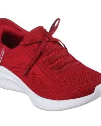 RED Skechers Womens Ultra Flex 150177 - Skechers 337688506  - 196989888156