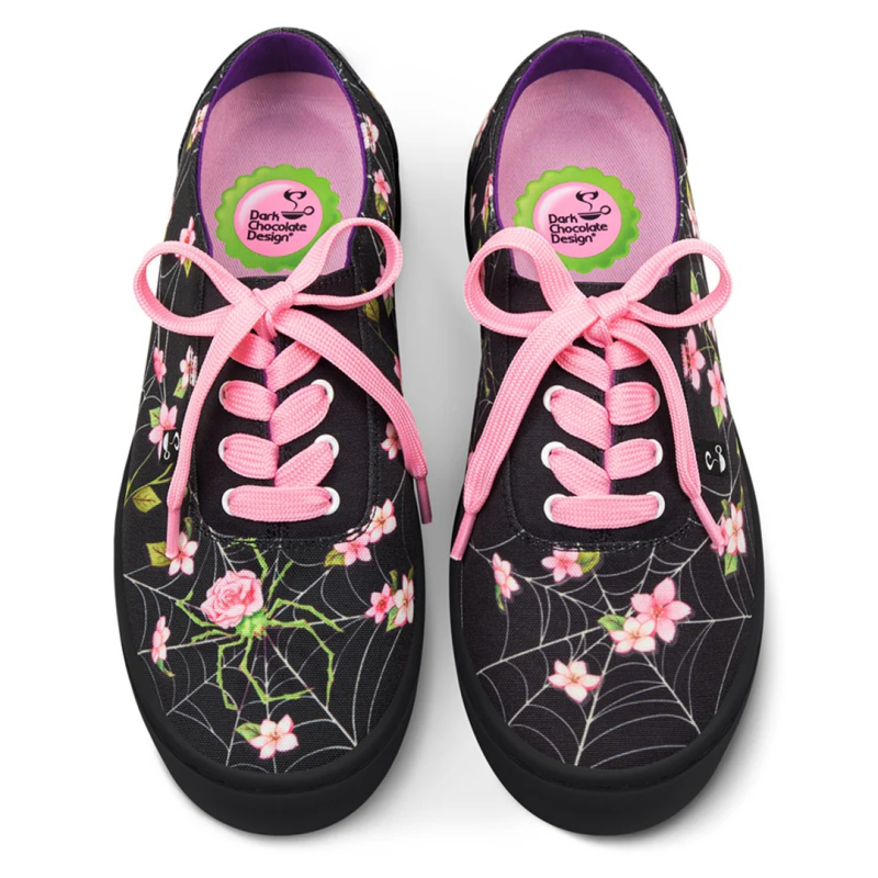 Sort Spider Blossom Sneakers - 337688506