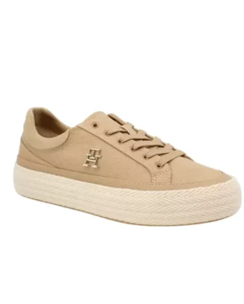 CLASSIC KHAKI Tommy Hilfiger Vulc Sneaker Linnen Fw0fw07673 Rbl - Tommy Hilfiger 337688506  - 8720646897841